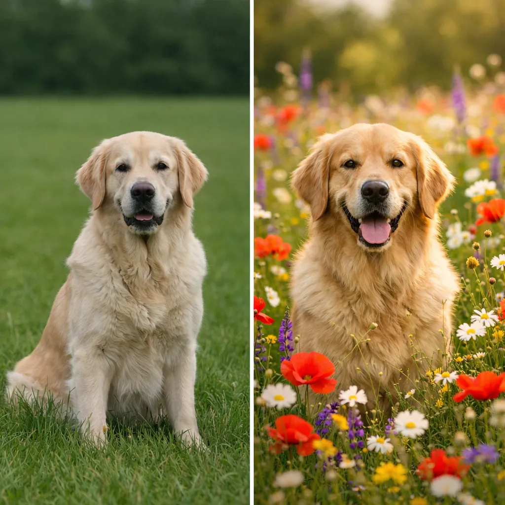 Prompt specificity transforms results: left is vague, right uses structured prompt engineering for an outstanding image.
