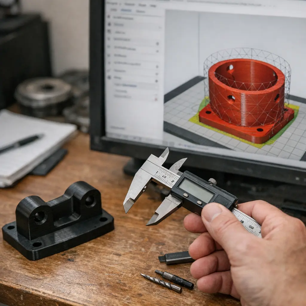 STL file format at work: checking a printable mesh for accuracy before production.