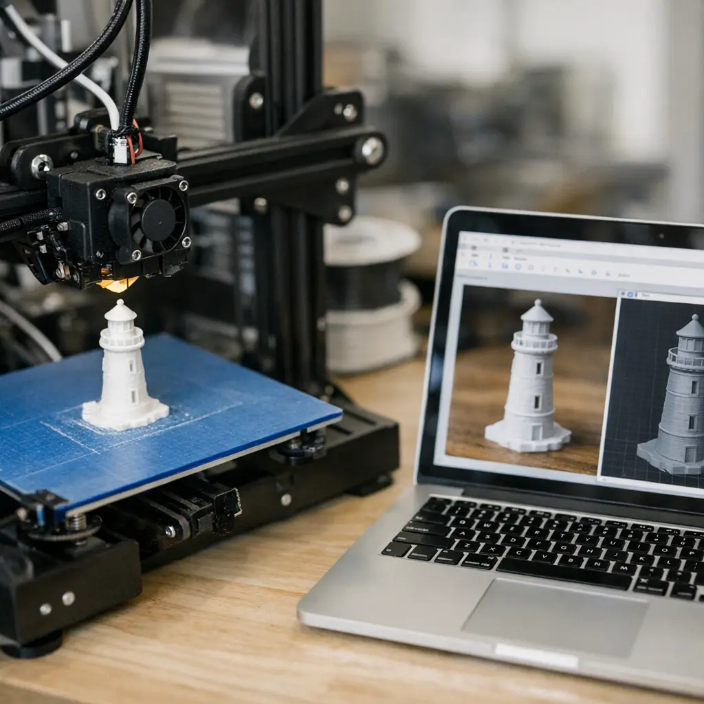From image upload to physical 3D print: browser to printer in one workflow.