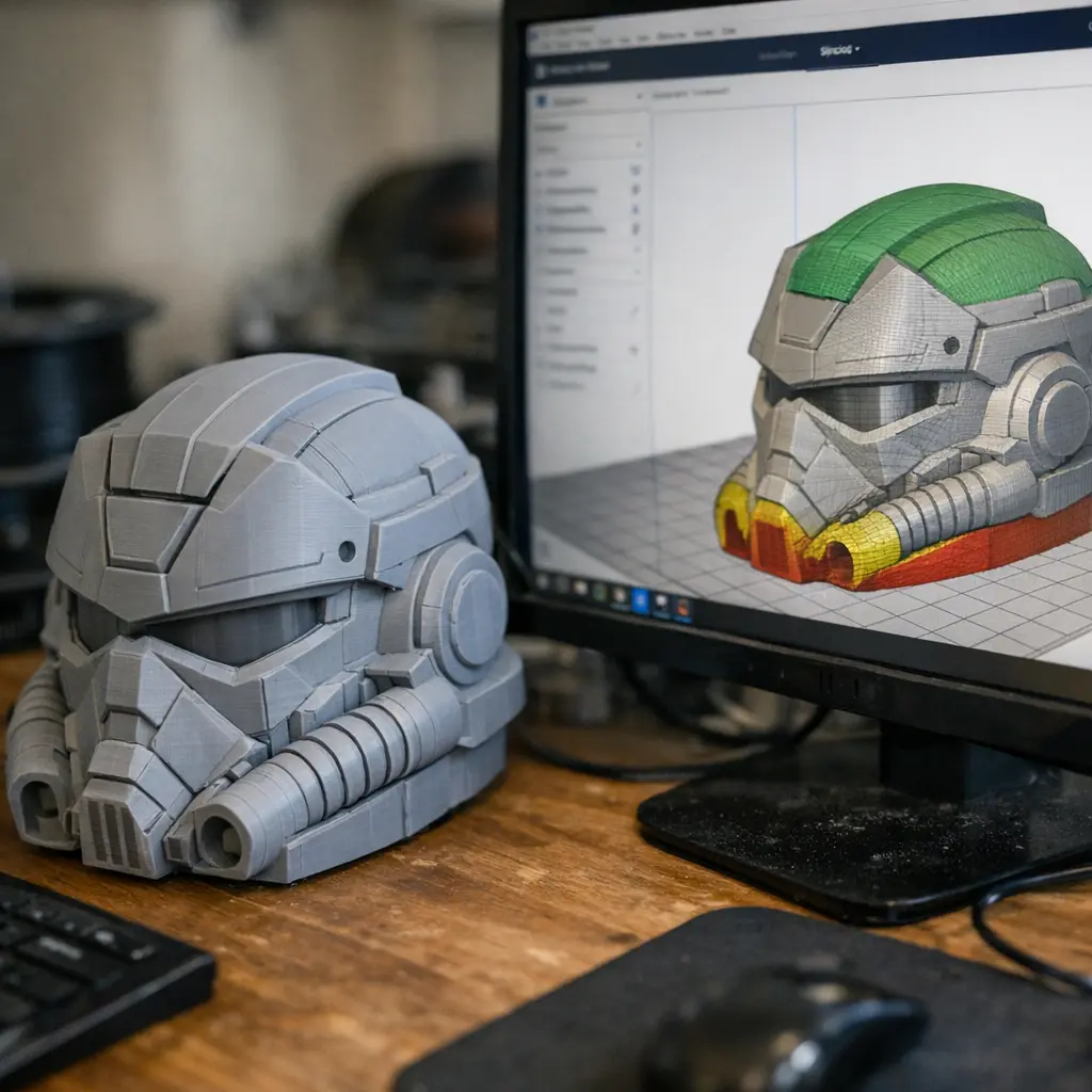 STL files are the gold standard for 3D printing, representing pure geometry without colors or textures.